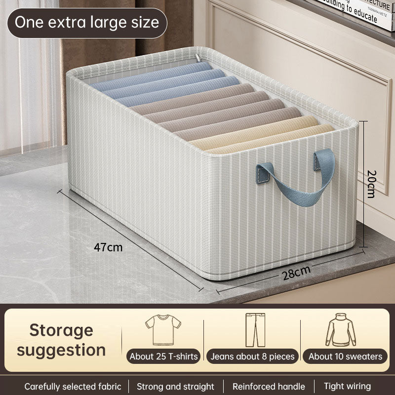 Oxford cloth storage box pants clothing storage box home bedroom storage box steel frame storage basket