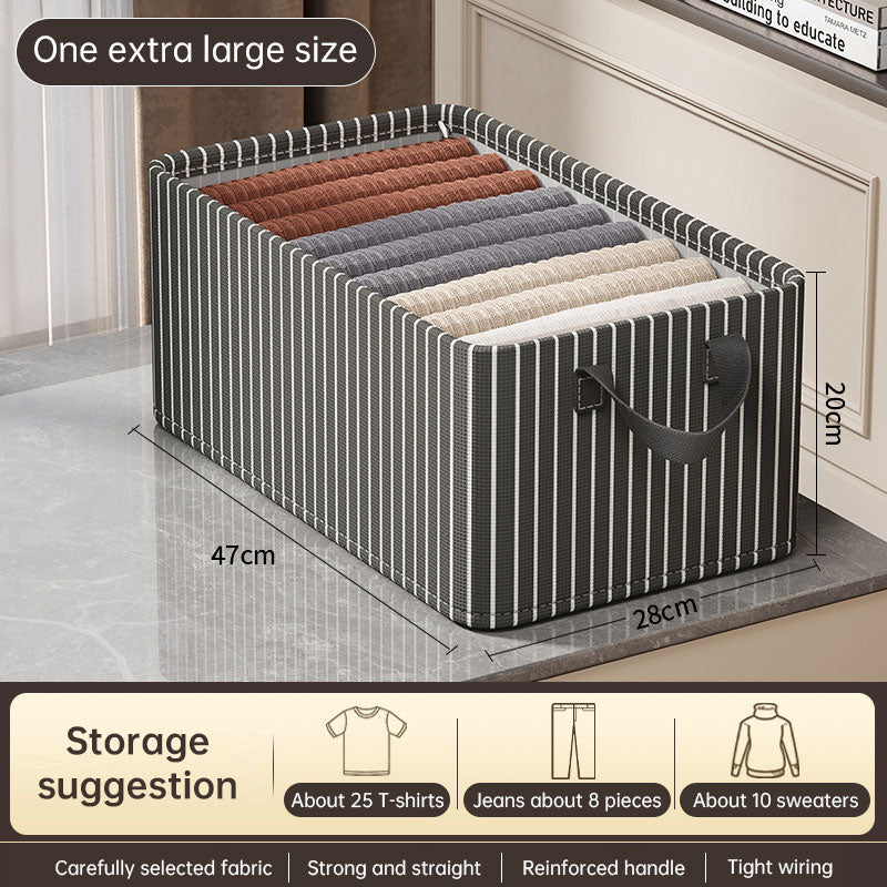 Oxford cloth storage box pants clothing storage box home bedroom storage box steel frame storage basket