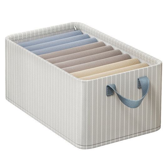Oxford cloth storage box pants clothing storage box home bedroom storage box steel frame storage basket